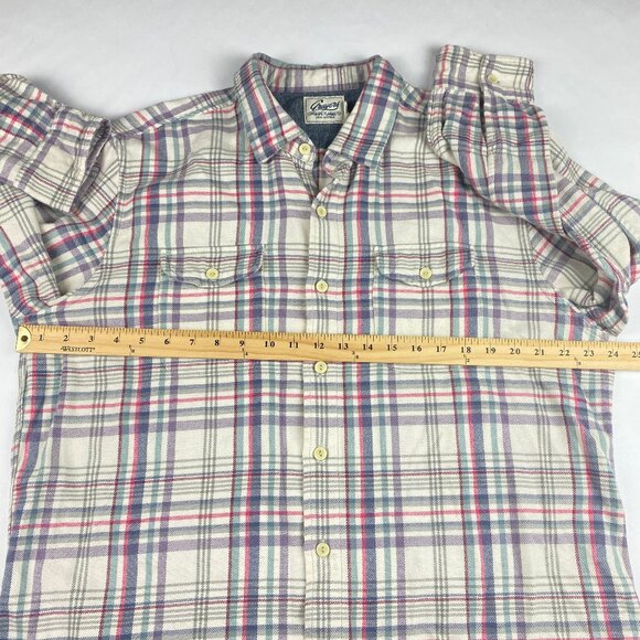 NWT Grayers Stone Multicolor Jaspe Flannel Shirt Men's Size XL - Picture 11 of 13